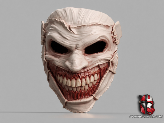 STL 3D Print Files Joker Skin Mask 1:1 Cosplay Replica