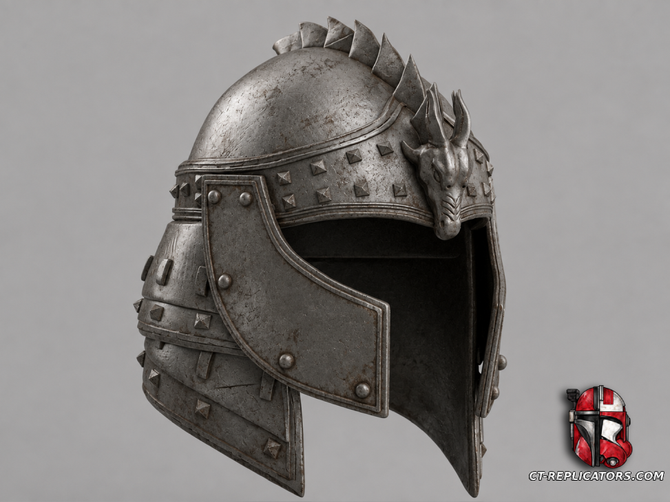 STL 3D Print Files Oblivion Blades Helmet 1:1 Cosplay Replica