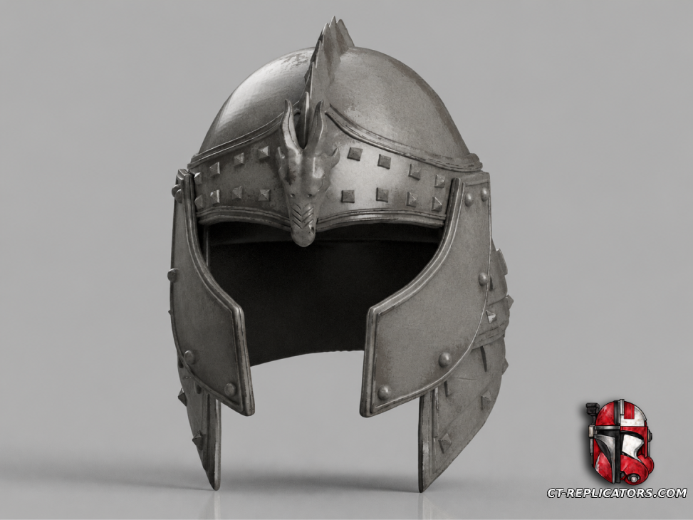STL 3D Print Files Oblivion Blades Helmet 1:1 Cosplay Replica