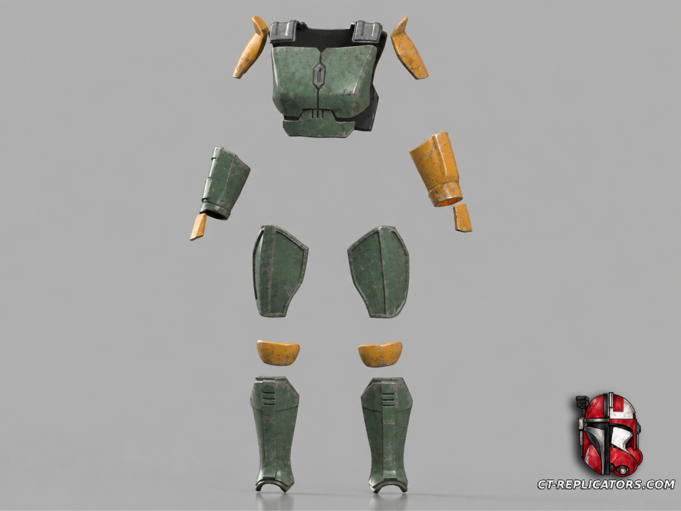 STL 3D Print Files Star Wars Zero Company Cly Kullervo Owl Mandalorian Armor 1:1 Cosplay Replica