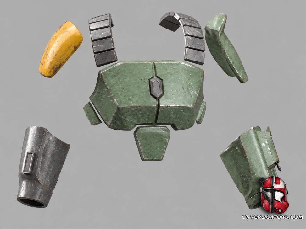 STL 3D Print FIles Star Wars Zero Company Cly Kullervo OG Mandalorian Armor 1:1 Cosplay Replica
