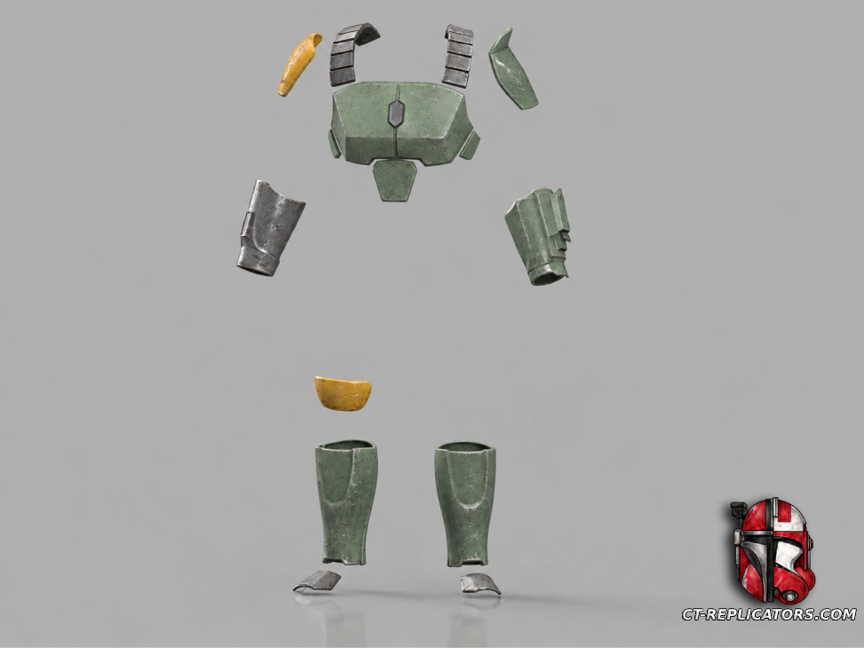 STL 3D Print FIles Star Wars Zero Company Cly Kullervo OG Mandalorian Armor 1:1 Cosplay Replica