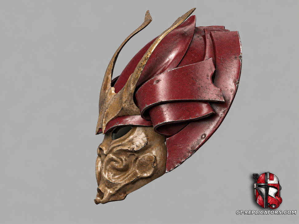 STL 3D Print Files Predator Samurai Helmet 1:1 Cosplay Replica