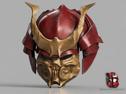 STL 3D Print Files Predator Samurai Helmet 1:1 Cosplay Replica