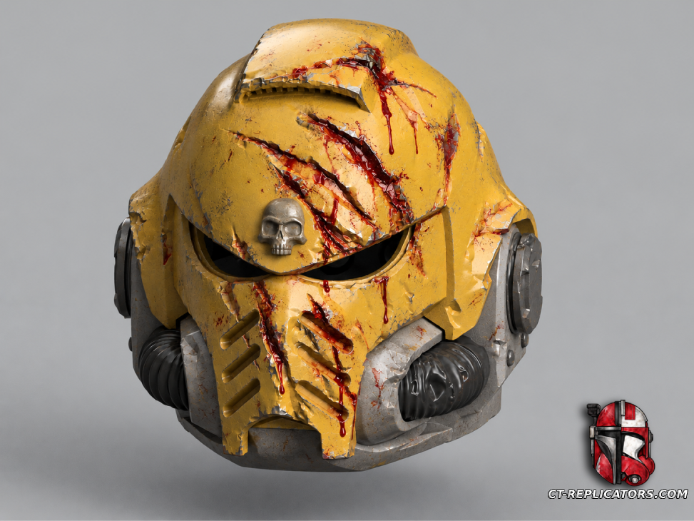 STL 3D Print Files Blood Angels Lamenters Marine Helmet 1:1 Cosplay Replica