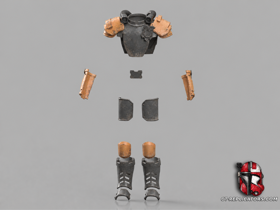 STL 3D Print Files Magistratum Patrol Armor - Darktide Cosplay Replica 1:1