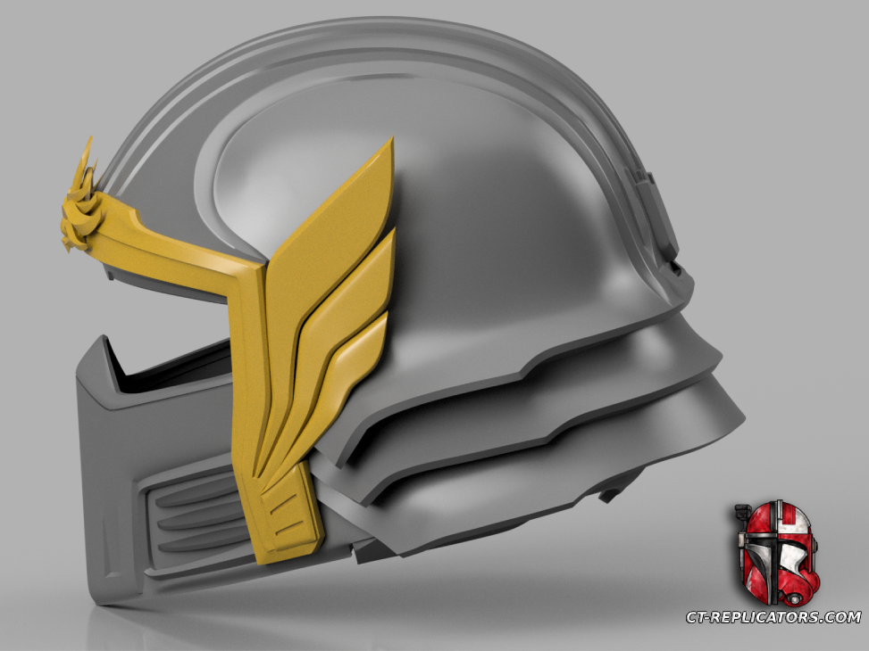 Helldivers 2 - DP-8 Mountain-Scaled Helmet Cosplay 1:1 Replica