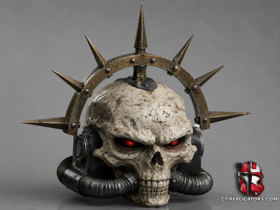 STL 3D Print Files Blood Angels Armageddon Chaplain Helmet 1:1 Cosplay Replica