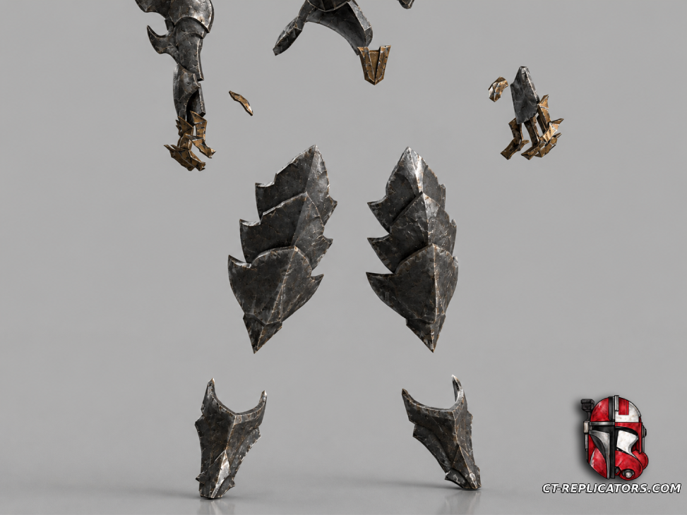 STL 3D Print Files Shyvana Armor - League Of Legends Cosplay 1:1 Replica