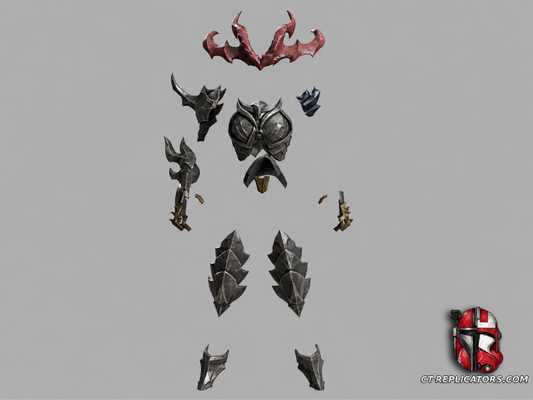 STL 3D Print Files Shyvana Armor - League Of Legends Cosplay 1:1 Replica