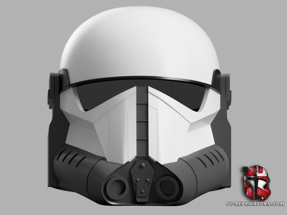 Imperial Mandalorian Commando Helmet The Mandalorian Series S3 - Cosplay 1:1 Replica