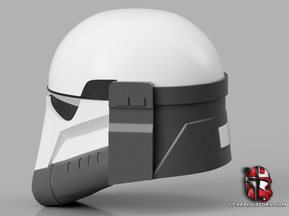 Imperial Mandalorian Commando Helmet The Mandalorian Series S3 - Cosplay 1:1 Replica