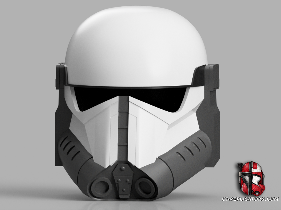 Imperial Mandalorian Commando Helmet The Mandalorian Series S3 - Cosplay 1:1 Replica