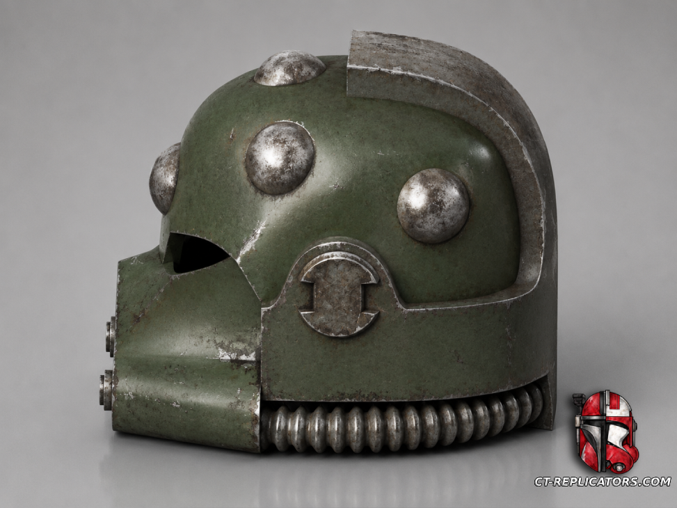 STL 3D Print Files Heresy Marine Helmet MK5 Helmet Cosplay 1:1