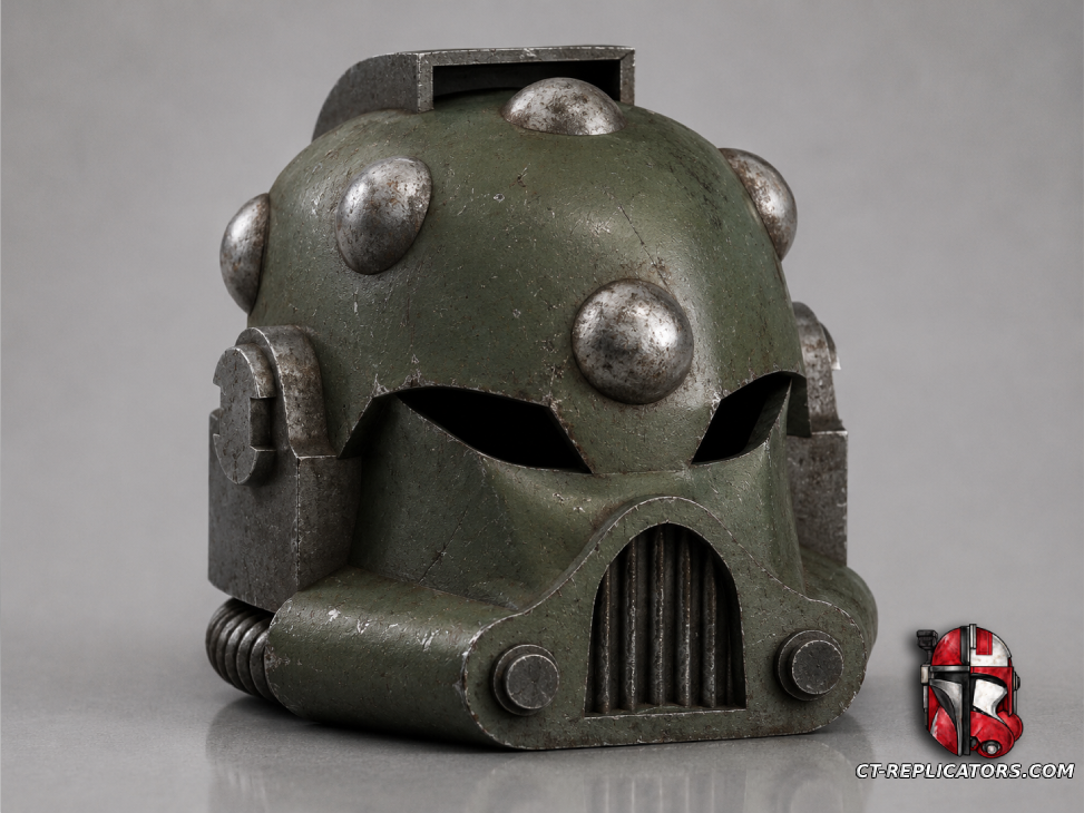 STL 3D Print Files Heresy Marine Helmet MK5 Helmet Cosplay 1:1