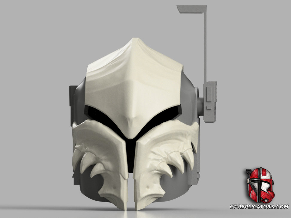 Merciless Seeker's Mandalorian helmet - SWTOR Star Wars Cosplay 1:1 Replica