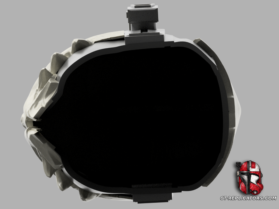 Merciless Seeker's Mandalorian helmet - SWTOR Star Wars Cosplay 1:1 Replica