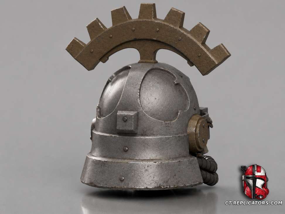 3D Print STL Files Alpha Skitarii Vanguard Helmet 1:1 Cosplay Replica