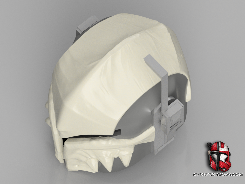 Merciless Seeker's Mandalorian helmet - SWTOR Star Wars Cosplay 1:1 Replica