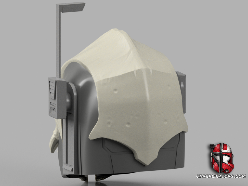 Merciless Seeker's Mandalorian helmet - SWTOR Star Wars Cosplay 1:1 Replica