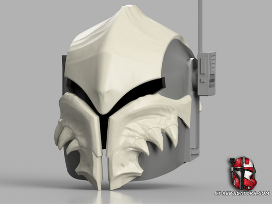 Merciless Seeker's Mandalorian helmet - SWTOR Star Wars Cosplay 1:1 Replica