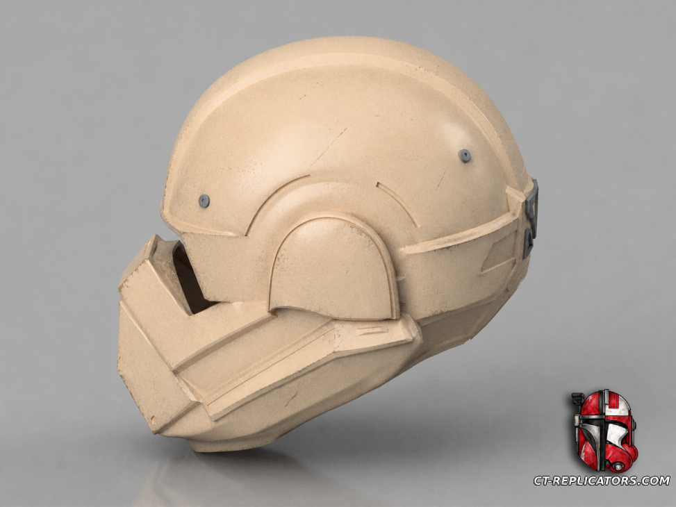 STL 3D Print Files Helldivers 2 - CW-9 White Wolf Helmet 1:1 Cosplay Replica