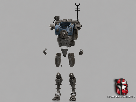 STL 3D Print Files Skitarii THETA CARAPACE Armor 1:1 Cosplay Replica