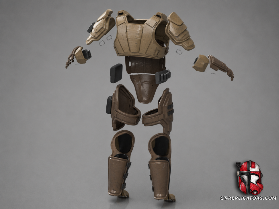 STL 3D Print Files Helldivers 2 - KDM-500 Outrider Armor 1:1 Cosplay Replica