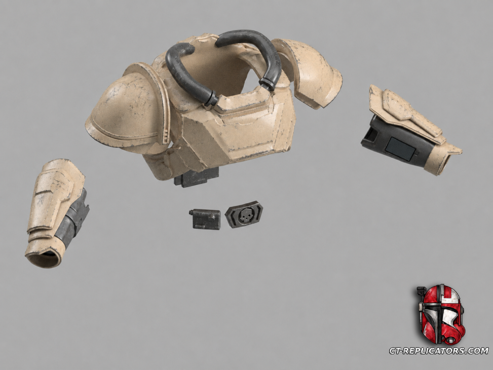 STL 3D Print FIles Helldivers 2 - CW-9 White Wolf Armor 1:1 Cosplay Replica