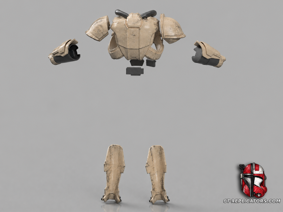 STL 3D Print FIles Helldivers 2 - CW-9 White Wolf Armor 1:1 Cosplay Replica