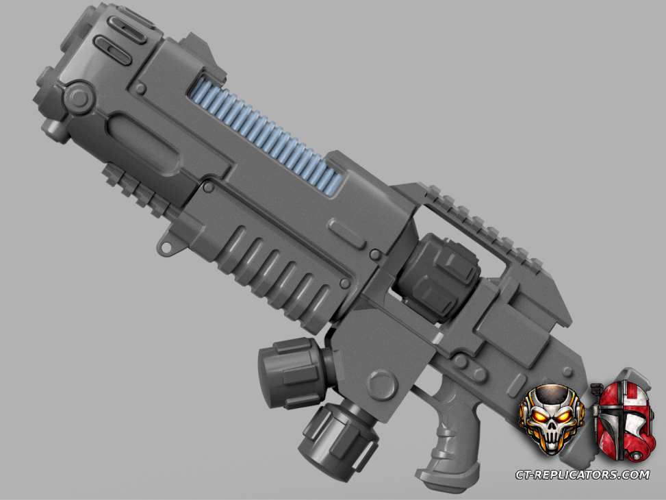 STL 3D Print Files Plasma Incinerator Bolter SM2 3D print files Replica Cosplay 3D print model