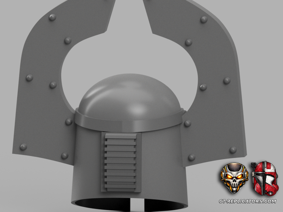World Eaters Cadaere Renissum Pattern MK3 Loyalist Space Marine Helmet Cosplay 1:1