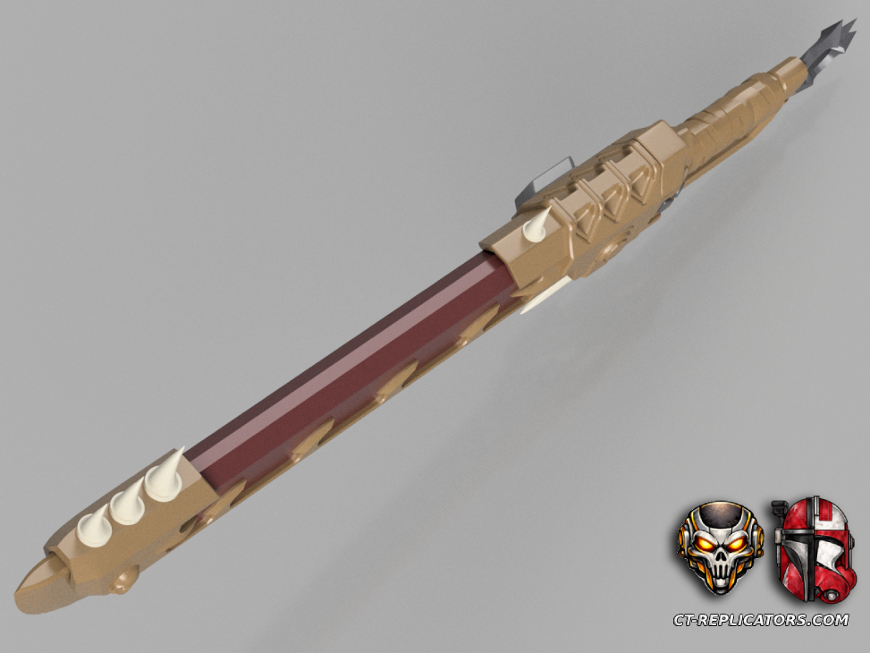 STL 3D Print Files Chaos Chainsword Marine SM2 1:1 Replica Cosplay