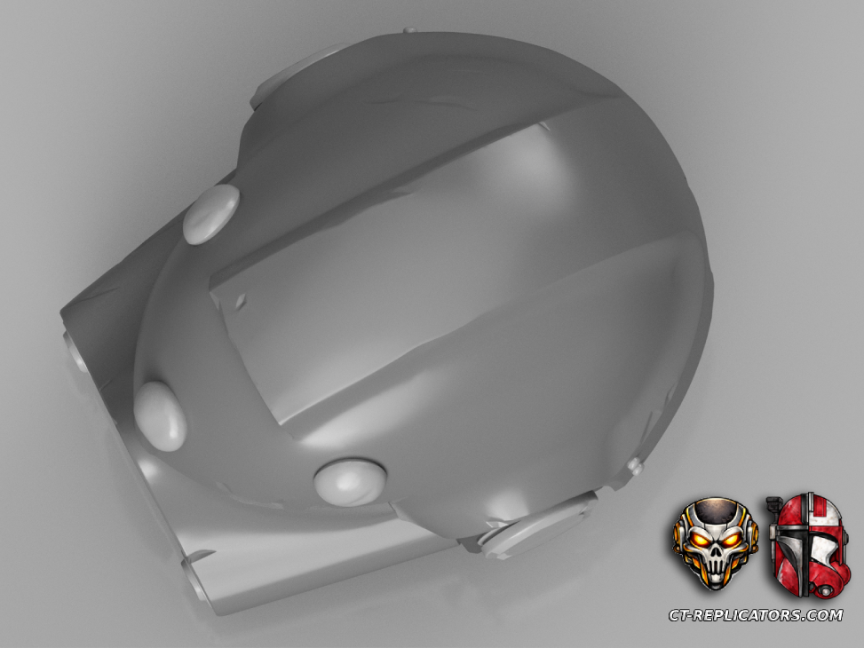 Carcharodons Space Marine Helmet Loyalist SM2 Cosplay 1:1 Replica