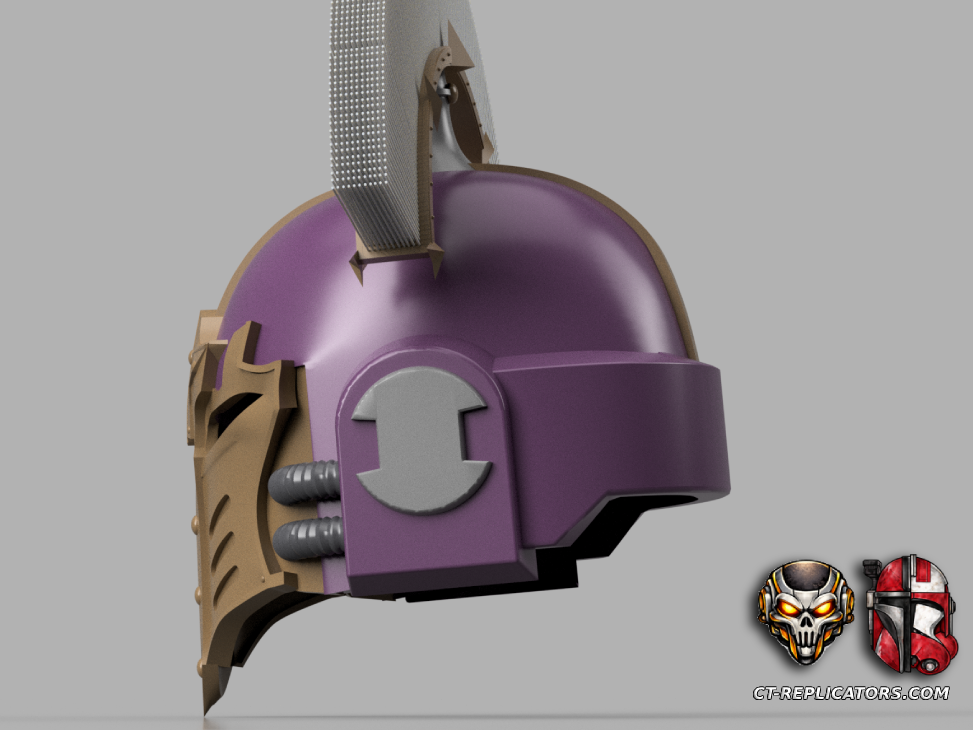Emperors Children Loyalist Phoenician pattern Space Marine MK4 Helmet Cosplay 1:1