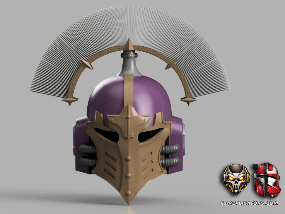 Emperors Children Loyalist Phoenician pattern Space Marine MK4 Helmet Cosplay 1:1
