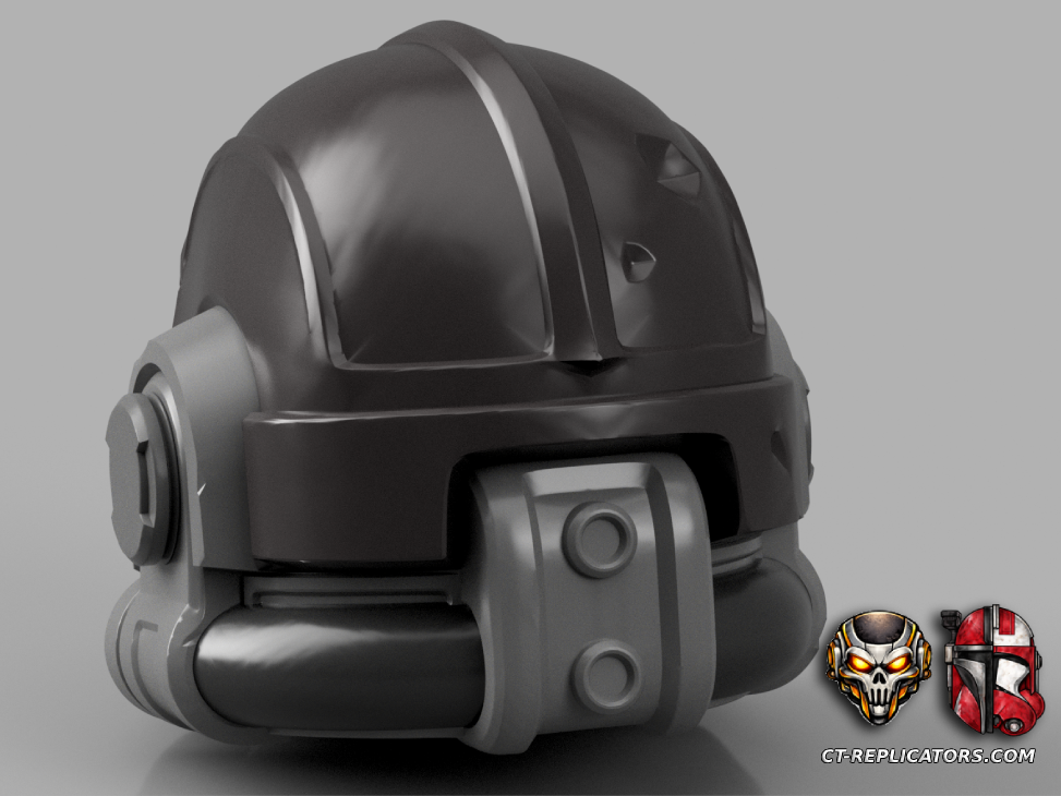 Chaos Tech Marine Helmet Heretic SM2 Cosplay 1:1 Replica