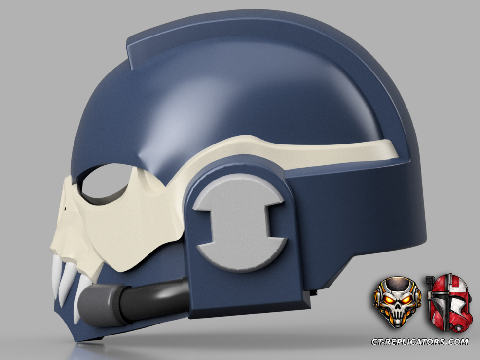 Night Lord MK4 Space Marine Helmet - Pre Heresy Cosplay 1:1 Replica