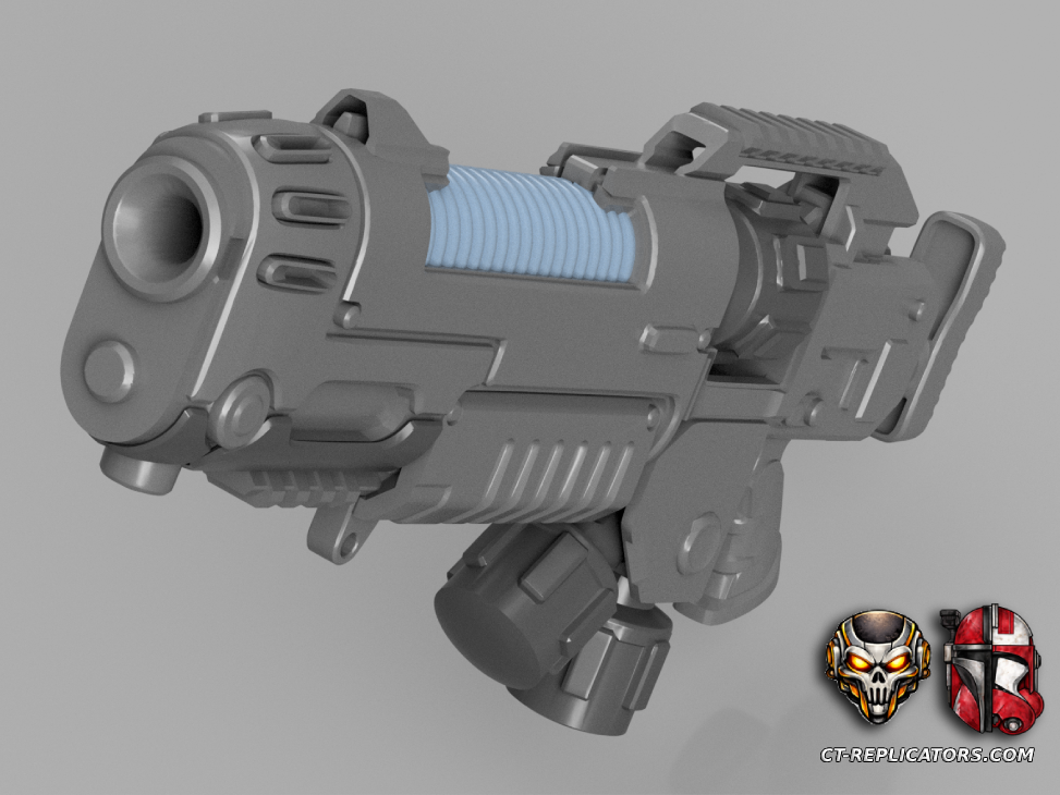 STL 3D Print Files Plasma Incinerator Bolter SM2 3D print files Replica Cosplay 3D print model