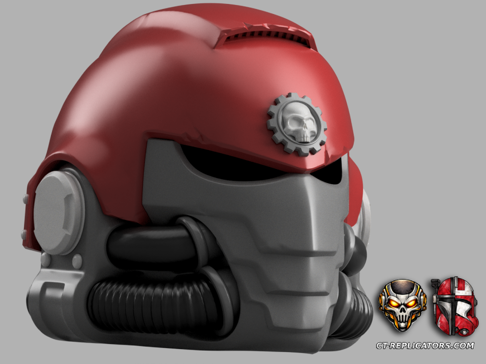 Tech Marine Helmet Loyalist SM2 Cosplay 1:1 Replica