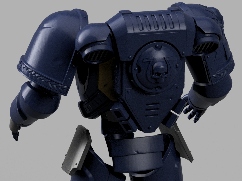 STL 3D Print Files Marine Armor Space 3D print files Replica Cosplay 3 ...