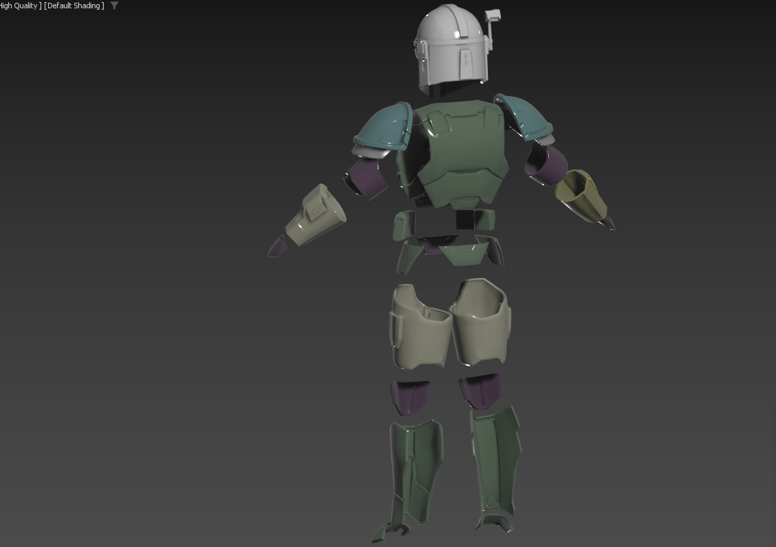 Custom Fortnite Mandalorian set kit 1:1 Cosplay Replica