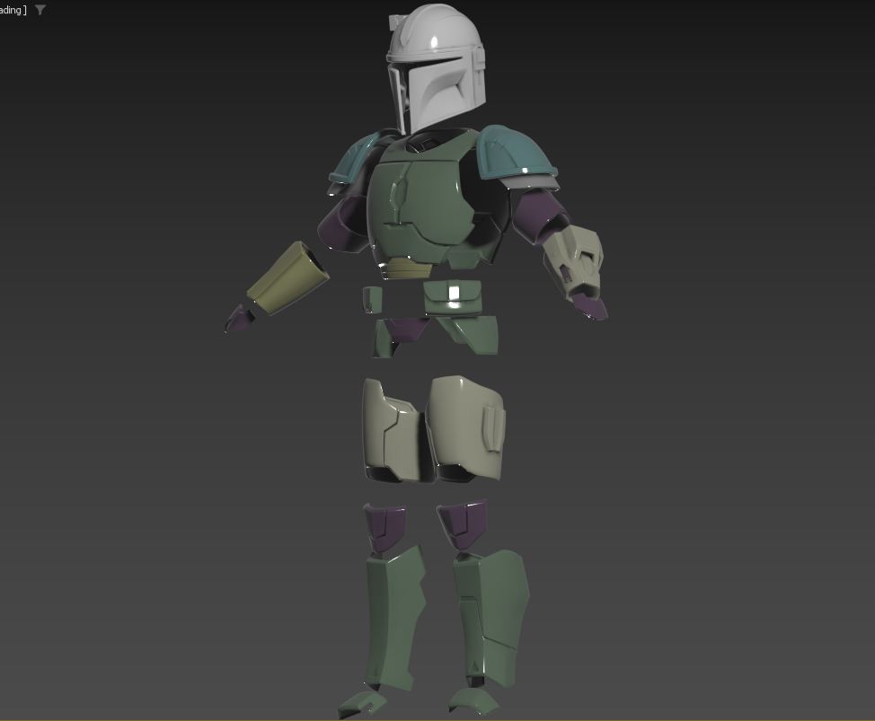 Custom Fortnite Mandalorian set kit 1:1 Cosplay Replica