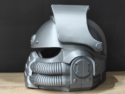bulwark football helmet Death Guard Bulwark SM2 Game Helmet Heretic Astartes MK X MK 10 Helmet – CT-Replicators