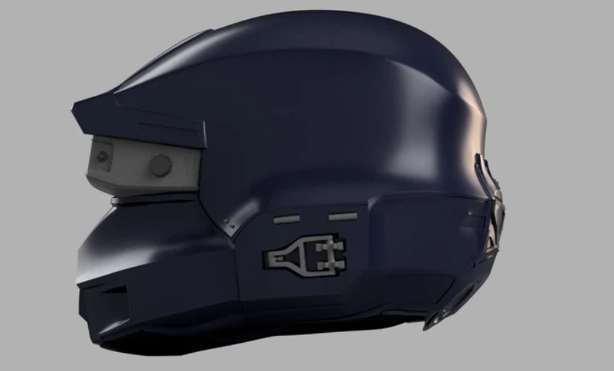 STL 3D Print Files Helldivers 2 SA-04 Combat Technician Helmet DIY Kit Cosplay 1:1 scale
