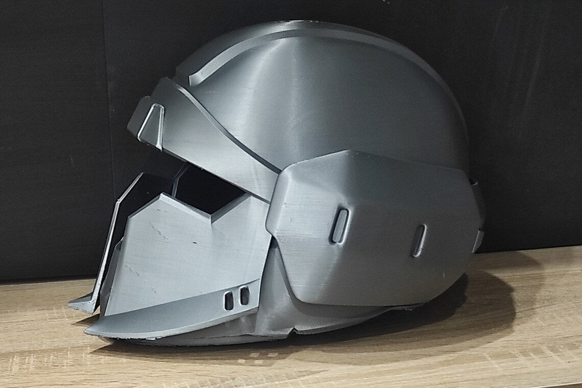 Helldivers 2 - CM-14 Physician / TR-114 Alpha Commando Helmet Diy Kit Cosplay 1:1 scale