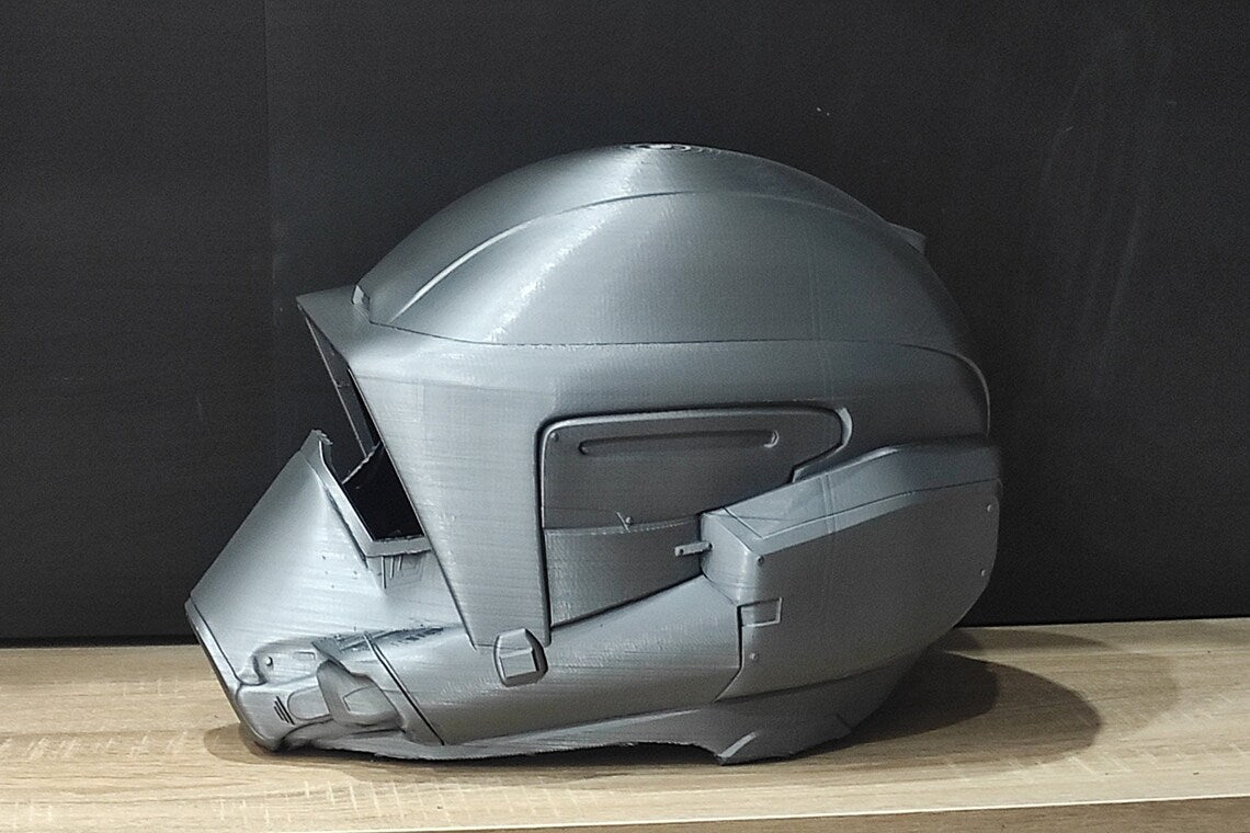 Helldivers 2 - FS-38 Eradicator Helmet DIY Kit Cosplay 1:1 scale