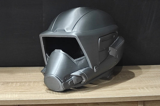 Helldivers 2 - FS-38 Eradicator Helmet DIY Kit Cosplay 1:1 scale