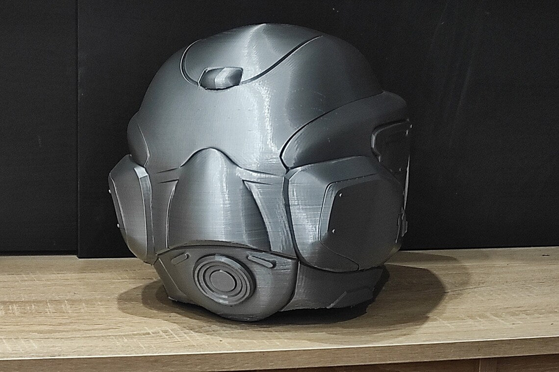 Helldivers 2 - FS-38 Eradicator Helmet DIY Kit Cosplay 1:1 scale