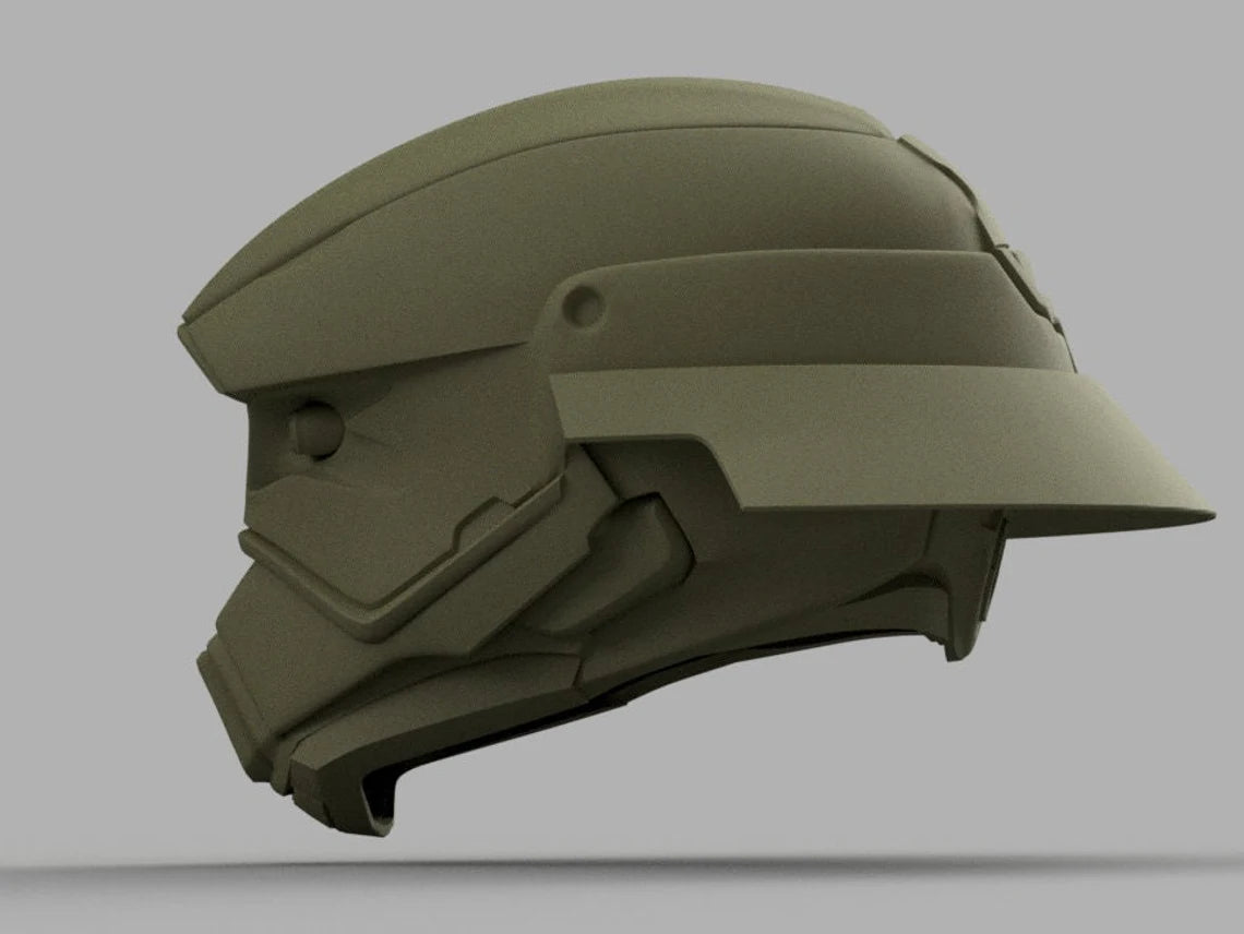 Helldivers 2 - EX-16 Prototype Helmet DIY Kit Cosplay 1:1 scale